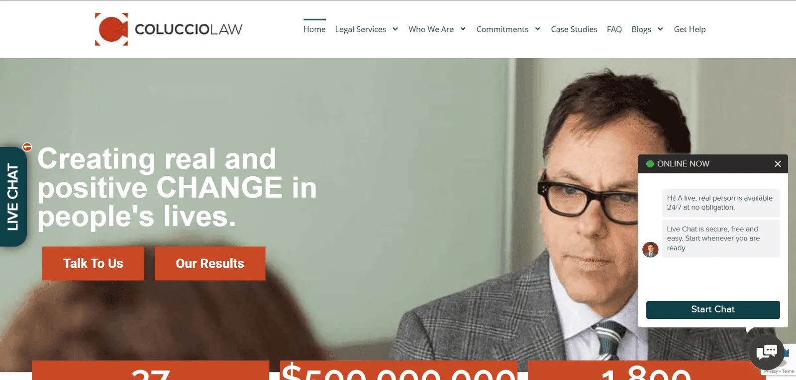 Coluccio Law website