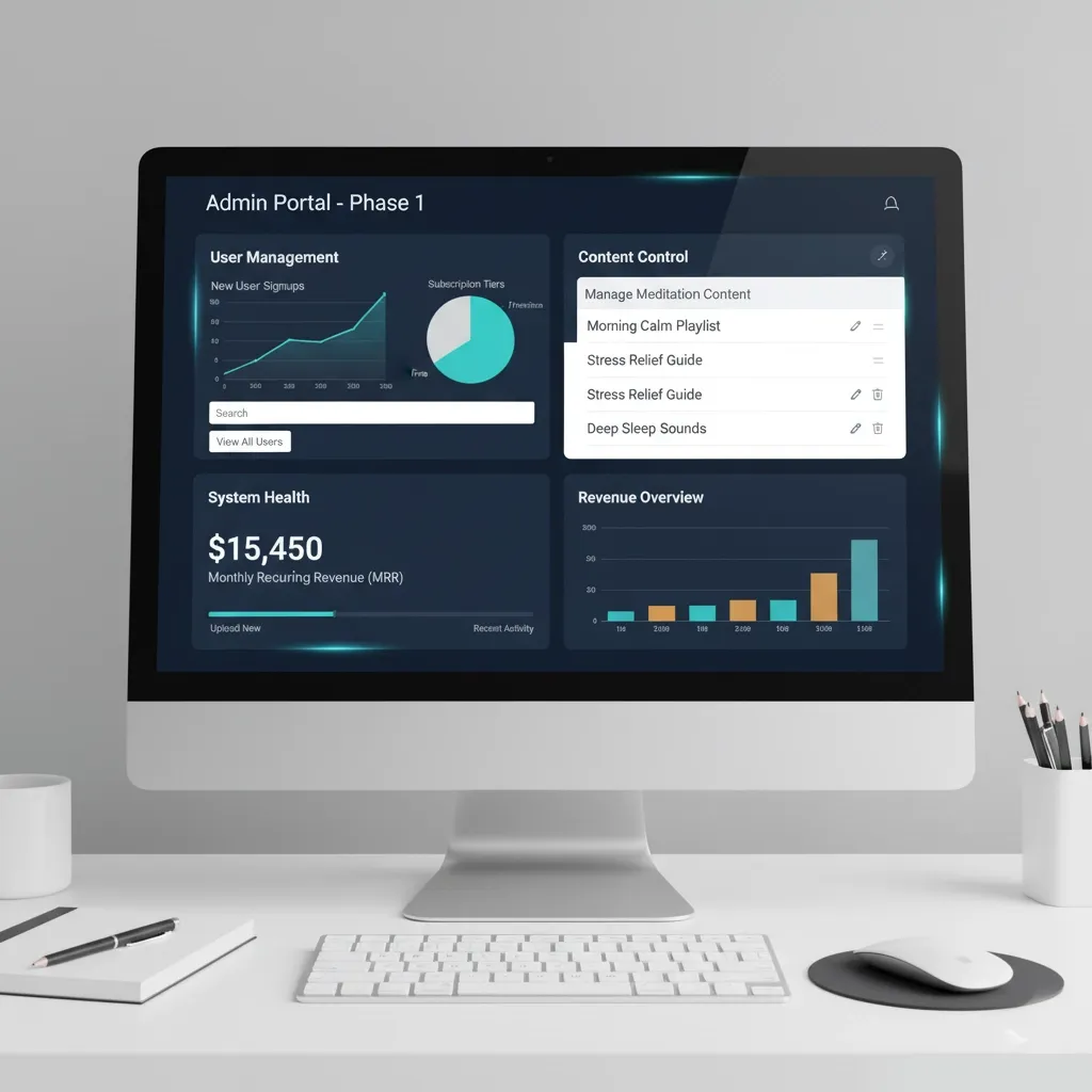 Admin Portal: Web app
