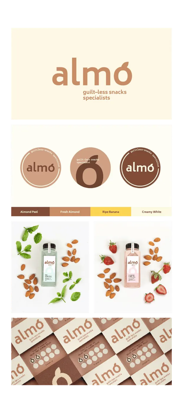 Almó: Food brand identity