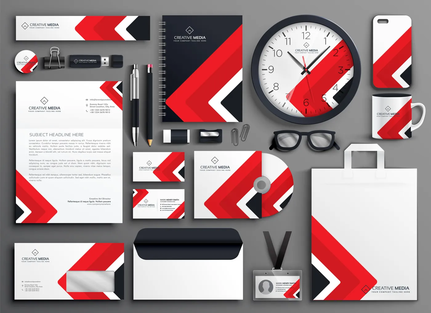 Corporate Stationery: Stationery system