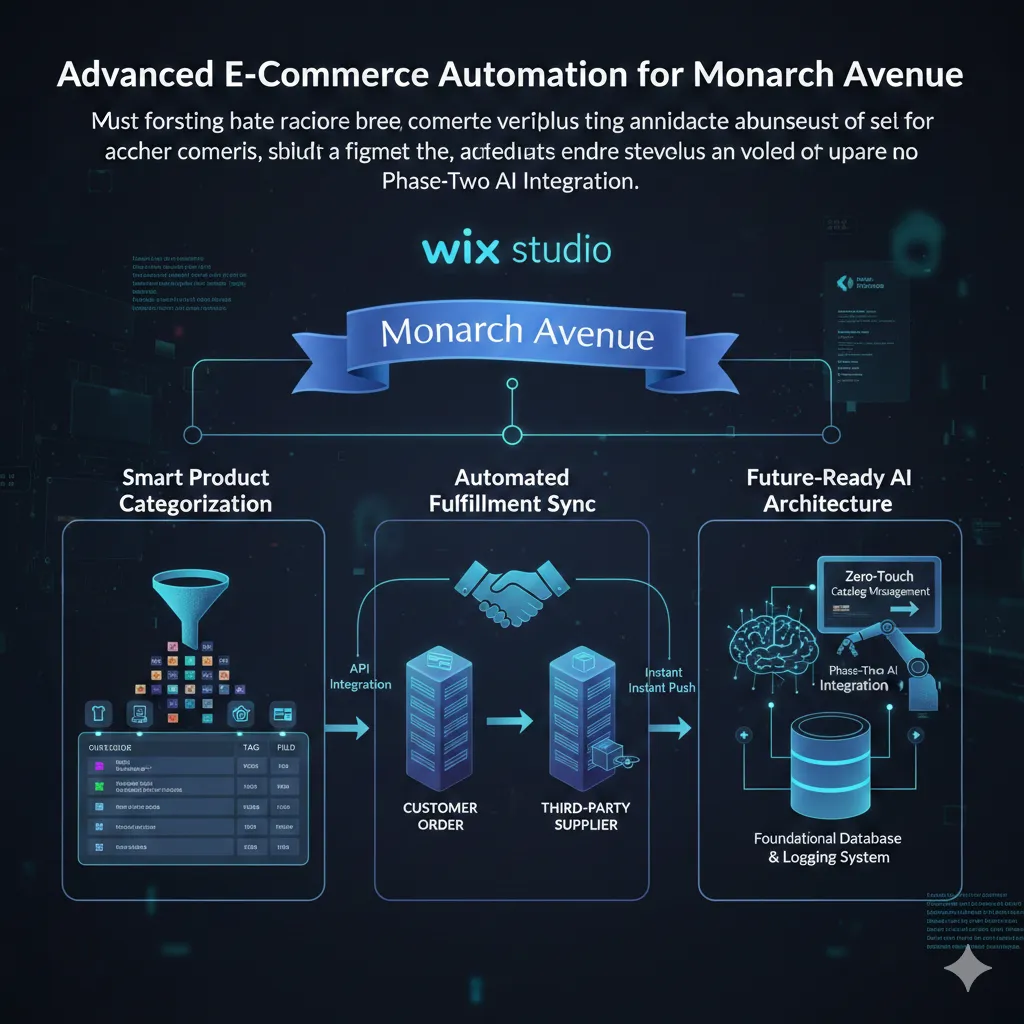 Monarch Avenue: Wix Studio Automation website design