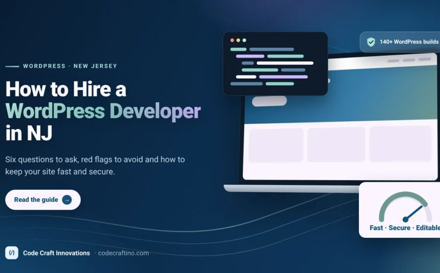 How to Hire a WordPress Developer in New Jersey (2026 Guide)