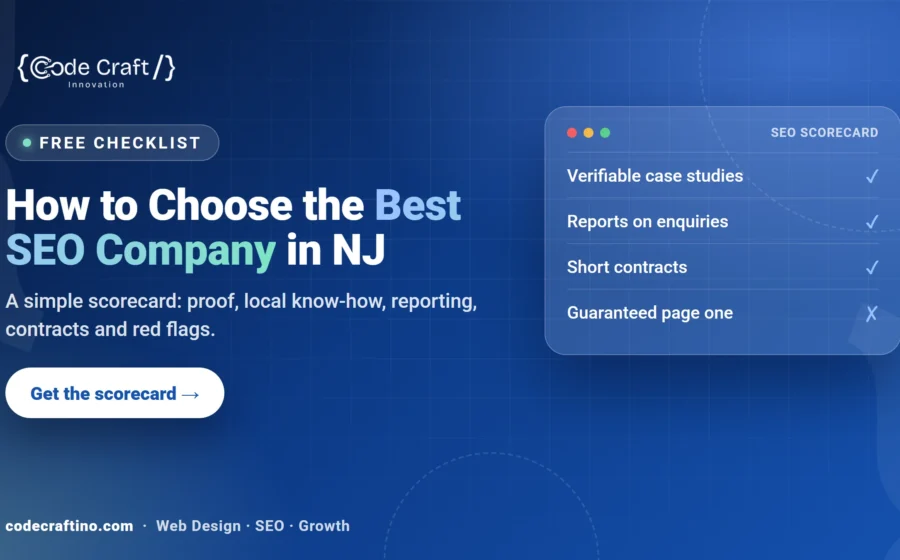 How to Choose the Best SEO Company in New Jersey (2026 Checklist)