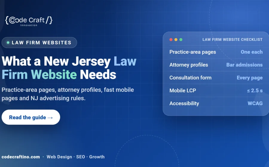 Law Firm Website Design: What a New Jersey Law Firm Needs