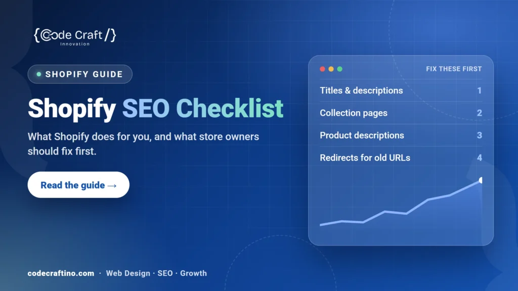 Shopify SEO Checklist: What Store Owners Should Fix First