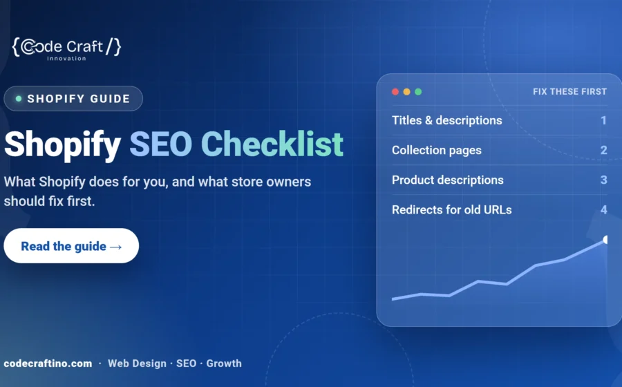 Shopify SEO Checklist: What Store Owners Should Fix First