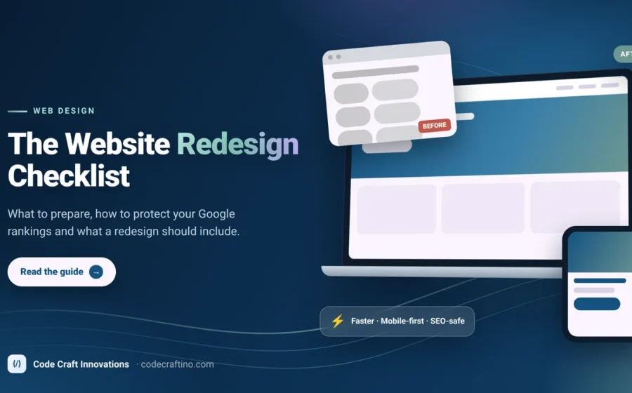 Website Redesign Services: The Checklist to Use Before You Redesign